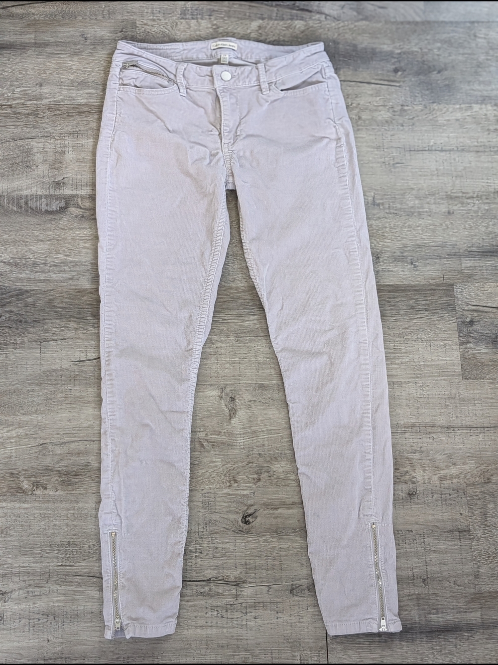 Calvin Klein Jeans Light Lavender Corduroy Skinny Pants